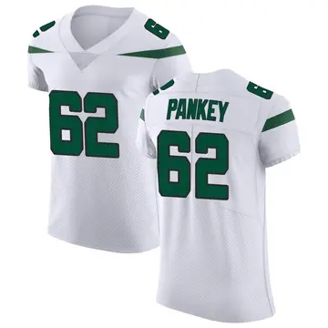 Nike Adam Pankey Men's Elite New York Jets White Spotlight Vapor Untouchable Jersey