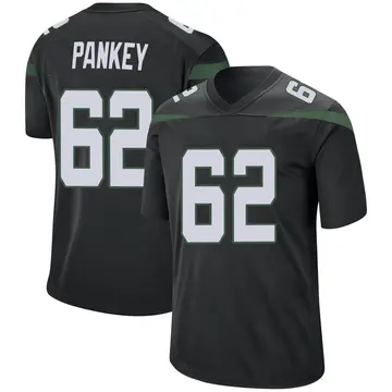Nike Adam Pankey Youth Game New York Jets Black Stealth Jersey