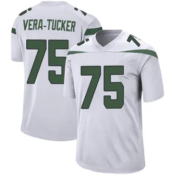 Nike Alijah Vera-Tucker Youth Game New York Jets White Spotlight Jersey