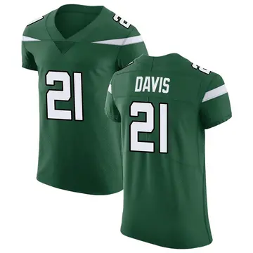 Nike Ashtyn Davis Men's Elite New York Jets Green Gotham Vapor Untouchable Jersey