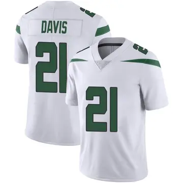 Nike Ashtyn Davis Men's Limited New York Jets White Spotlight Vapor Jersey