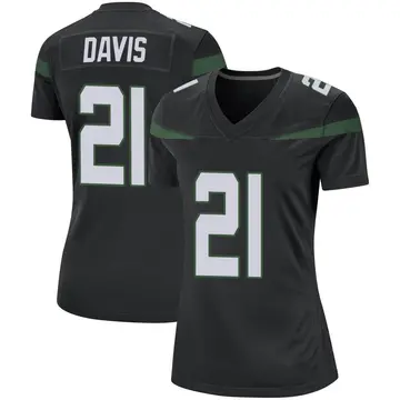 Nike Ashtyn Davis Women's Game New York Jets Black Stealth Jersey