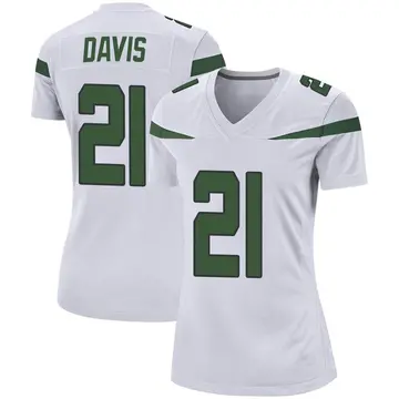 Nike Ashtyn Davis Women's Game New York Jets White Spotlight Jersey