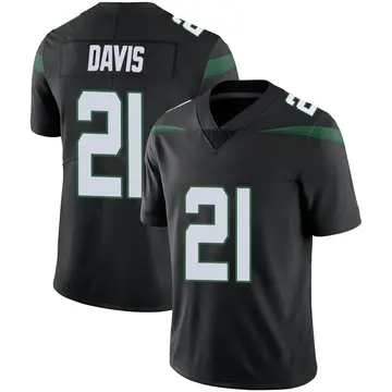 Nike Ashtyn Davis Youth Limited New York Jets Black Stealth Vapor Jersey