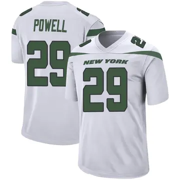 Nike Bilal Powell Men's Game New York Jets White Spotlight Jersey