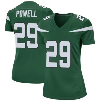 Nike Bilal Powell Women's Game New York Jets Green Gotham Jersey