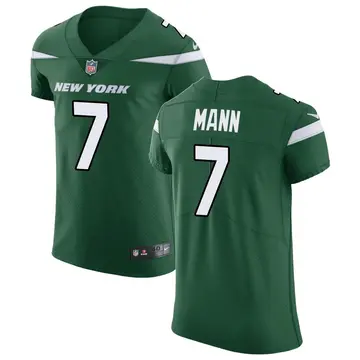 Nike Braden Mann Men's Elite New York Jets Green Gotham Vapor Untouchable Jersey