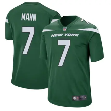 Nike Braden Mann Youth Game New York Jets Green Gotham Jersey