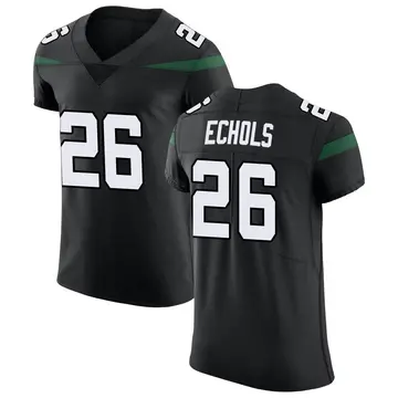 Nike Brandin Echols Men's Elite New York Jets Black Stealth Vapor Untouchable Jersey
