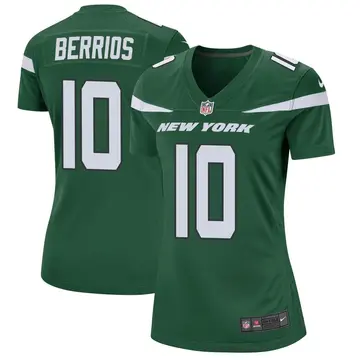Nike Braxton Berrios Women's Game New York Jets Green Gotham Jersey