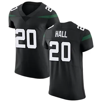 Nike Breece Hall Men's Elite New York Jets Black Stealth Vapor Untouchable Jersey