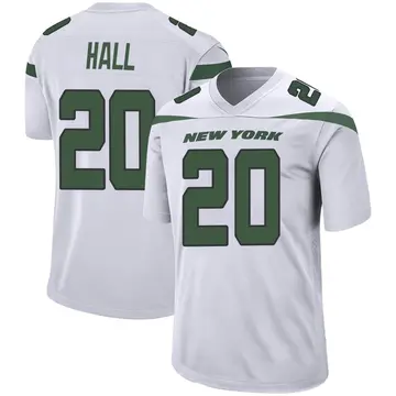 Nike Breece Hall Men's Game New York Jets White Spotlight Jersey