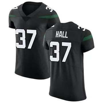 Nike Bryce Hall Men's Elite New York Jets Black Stealth Vapor Untouchable Jersey