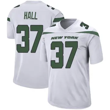 Nike Bryce Hall Men's Game New York Jets White Spotlight Jersey