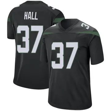 Nike Bryce Hall Youth Game New York Jets Black Stealth Jersey