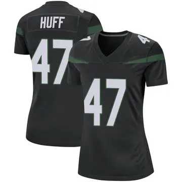 Nike Bryce Huff Women's Game New York Jets Black Stealth Jersey