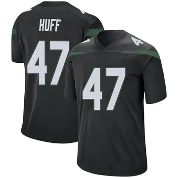 Nike Bryce Huff Youth Game New York Jets Black Stealth Jersey