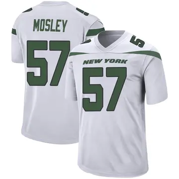 Nike C.J. Mosley Men's Game New York Jets White Spotlight Jersey