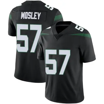 Nike C.J. Mosley Men's Limited New York Jets Black Stealth Vapor Jersey