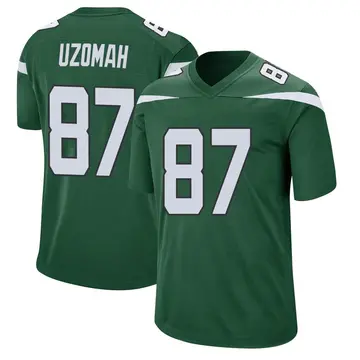 Nike C.J. Uzomah Men's Game New York Jets Green Gotham Jersey