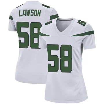 Nike Carl Lawson Women's Game New York Jets White Spotlight Jersey