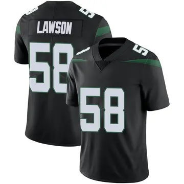 Nike Carl Lawson Youth Limited New York Jets Black Stealth Vapor Jersey