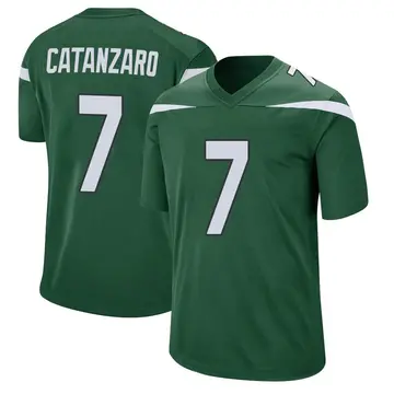 Nike Chandler Catanzaro Men's Game New York Jets Green Gotham Jersey