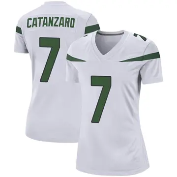 Nike Chandler Catanzaro Women's Game New York Jets White Spotlight Jersey