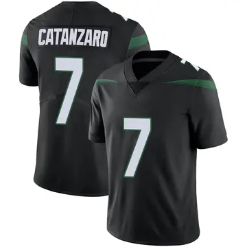 Nike Chandler Catanzaro Youth Limited New York Jets Black Stealth Vapor Jersey