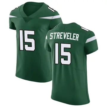 Nike Chris Streveler Men's Elite New York Jets Green Gotham Vapor Untouchable Jersey