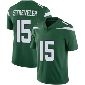 Nike Chris Streveler Men's Limited New York Jets Green Gotham Vapor Jersey