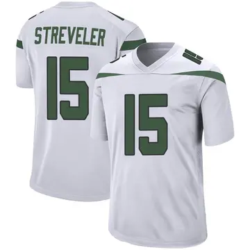 Nike Chris Streveler Youth Game New York Jets White Spotlight Jersey