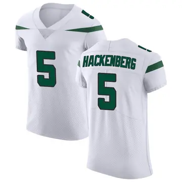 Nike Christian Hackenberg Men's Elite New York Jets White Spotlight Vapor Untouchable Jersey