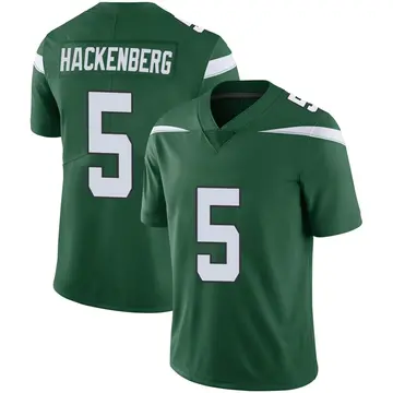 Nike Christian Hackenberg Men's Limited New York Jets Green Gotham Vapor Jersey