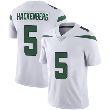 Nike Christian Hackenberg Men's Limited New York Jets White Spotlight Vapor Jersey