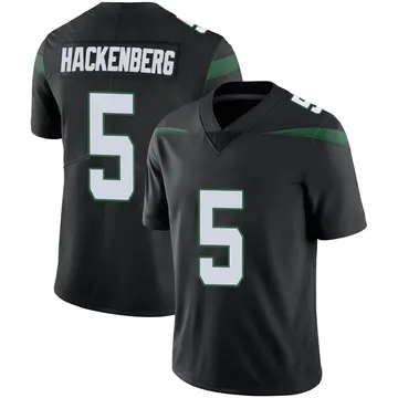 Nike Christian Hackenberg Youth Limited New York Jets Black Stealth Vapor Jersey