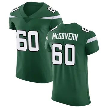 Nike Connor McGovern Men's Elite New York Jets Green Gotham Vapor Untouchable Jersey