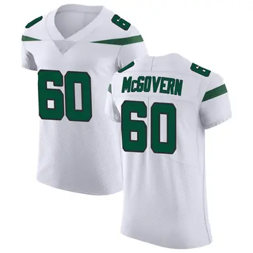 Nike Connor McGovern Men's Elite New York Jets White Spotlight Vapor Untouchable Jersey