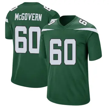 Nike Connor McGovern Men's Game New York Jets Green Gotham Jersey