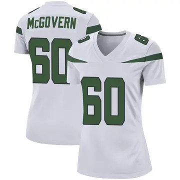Nike Connor McGovern Women's Game New York Jets White Spotlight Jersey