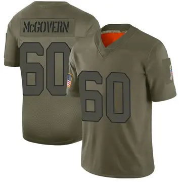 Nike Connor McGovern Youth Limited New York Jets Camo 2019 Salute to Service Jersey