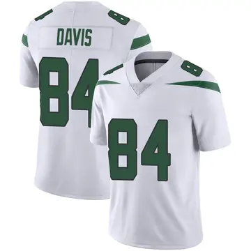 Nike Corey Davis Men's Limited New York Jets White Spotlight Vapor Jersey