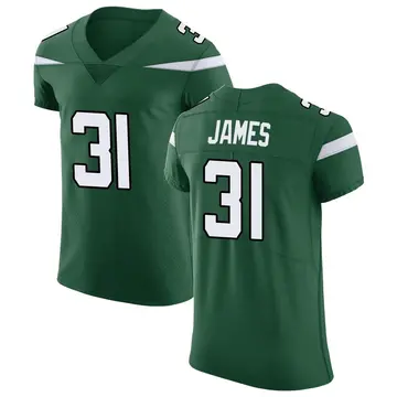 Nike Craig James Men's Elite New York Jets Green Gotham Vapor Untouchable Jersey