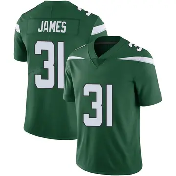 Nike Craig James Men's Limited New York Jets Green Gotham Vapor Jersey