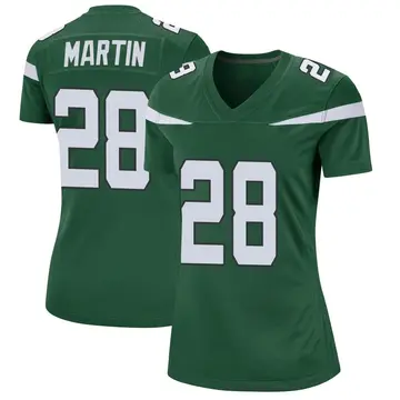 Nike Curtis Martin Women's Game New York Jets Green Gotham Jersey