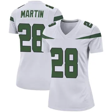 Nike Curtis Martin Women's Game New York Jets White Spotlight Jersey