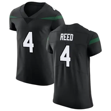 Nike D.J. Reed Men's Elite New York Jets Black Stealth Vapor Untouchable Jersey