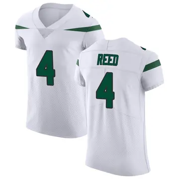 Nike D.J. Reed Men's Elite New York Jets White Spotlight Vapor Untouchable Jersey