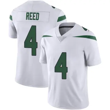 Nike D.J. Reed Men's Limited New York Jets White Spotlight Vapor Jersey