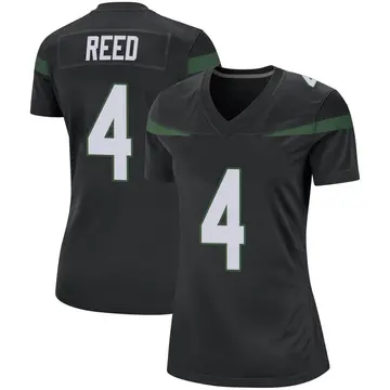 Nike D.J. Reed Women's Game New York Jets Black Stealth Jersey